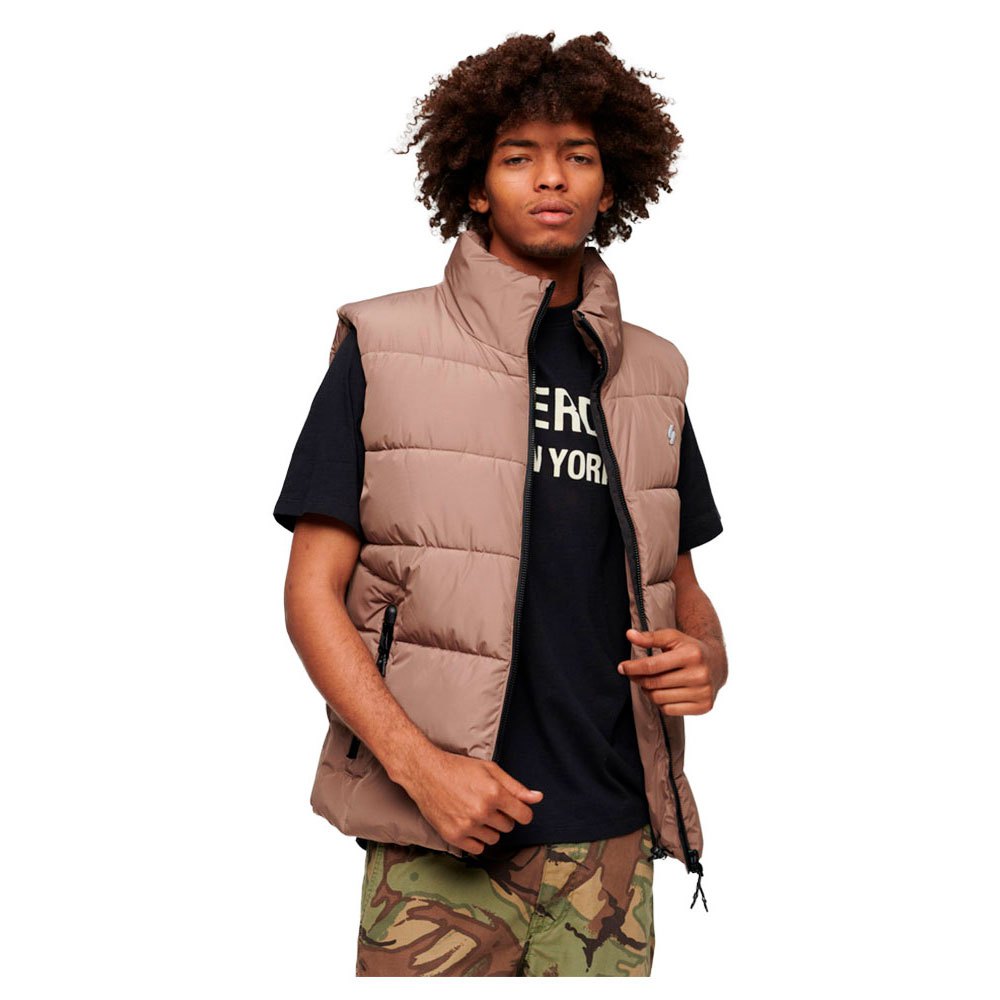 Superdry Sports Vest Braun M Mann von Superdry