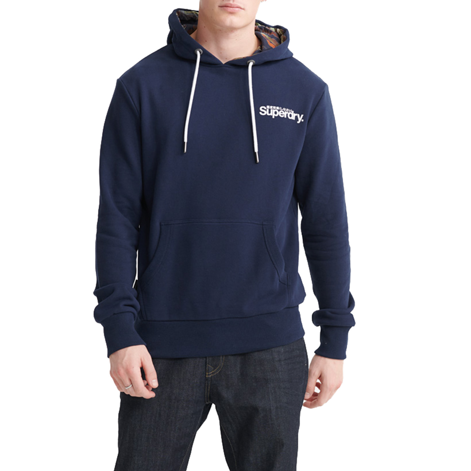 Superdry Super 5´S Hood UB Hoody Sweatshirt Herren navy von Superdry