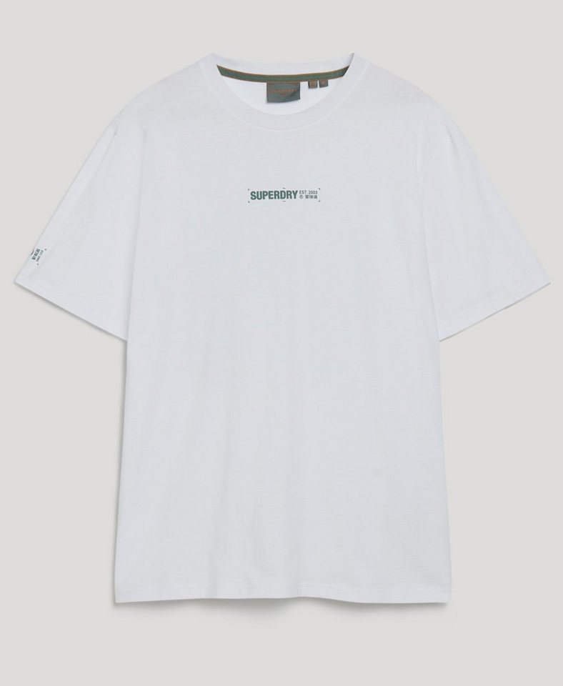 Superdry T-Shirt UTILITY SPORT LOGO LOOSE TEE Brilliant White von Superdry