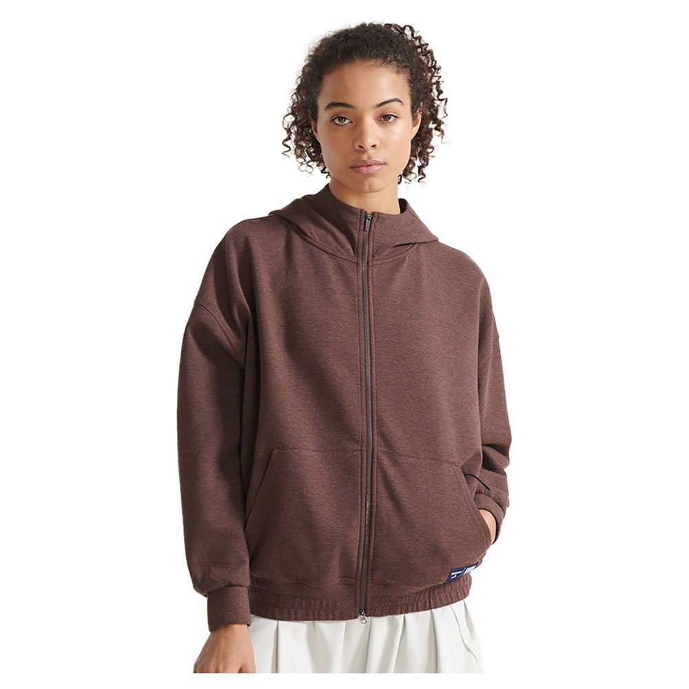 Superdry Train Gymtech Hoodie Braun L Frau von Superdry