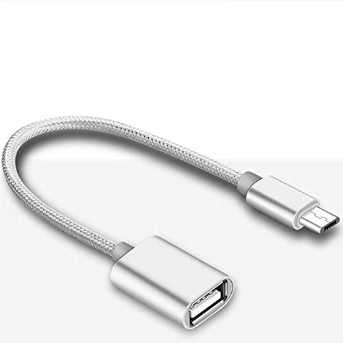 superior ZRL Micro USB zu USB, Nylon geflochten Micro USB 2.0 OTG Kabel auf dem Go Adapter USB Micro Stecker auf Buchse USB für Samsung S7 S6 Edge S4 S3 Android etc 6 Zoll von YSJJZRL