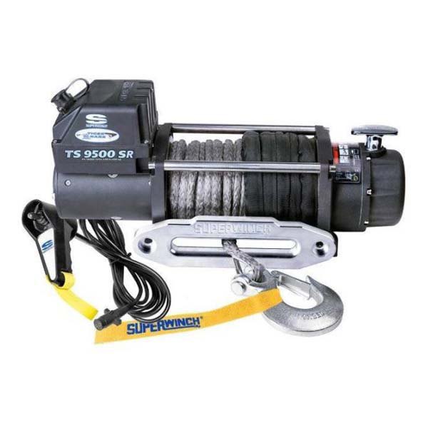 Superwinch Tiger Shark 9500 4309kg 12v Synthetic Rope Electric Winch Silber 529 x 160 x 235 mm von Superwinch
