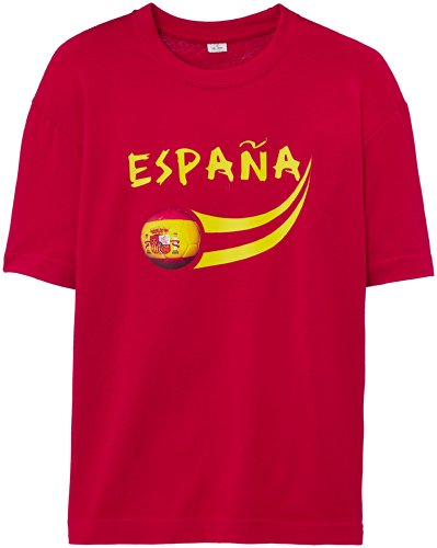 Fussball Fan T-shirt Kinder Spanien von Supportershop