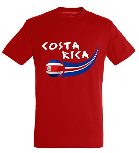 Supportershop 8 Shirt Costa RICA 8 Jungen, rot, fr: L (Größe Hersteller: 8 Jahre) von Supportershop