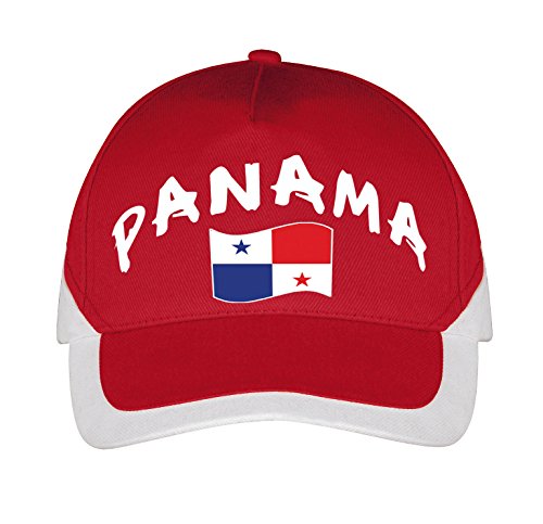 Supportershop Cap Panama Fußball, Rot, FR: Einheitsgröße (Größe Hersteller: Du) von Supportershop
