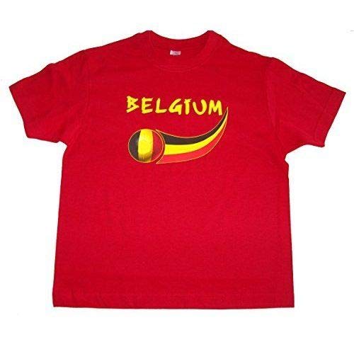 Supportershop Herren Belgique T-Shirt, rot, XL von SoccerStarz