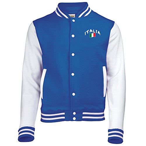 Supportershop Italien Jacke Unisex Kinder XL blau von Supportershop