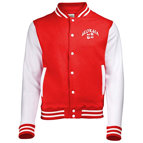 Supportershop Jacke Rot und Weiß Unisex S rot von Supportershop