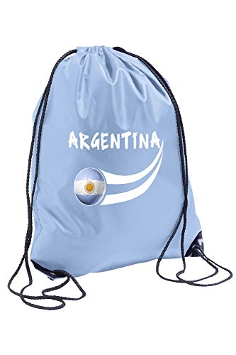 Supportershop Jungen Argentina Sporttasche, blau, Einheitsgröße von Supportershop
