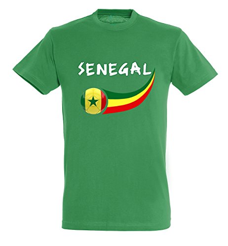 Supportershop Jungen Senegal T-Shirt, grün, 10 Jahre von Supportershop