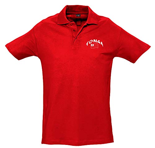 Supportershop Kinder Polo Rugby Tonga XL rot von Supportershop