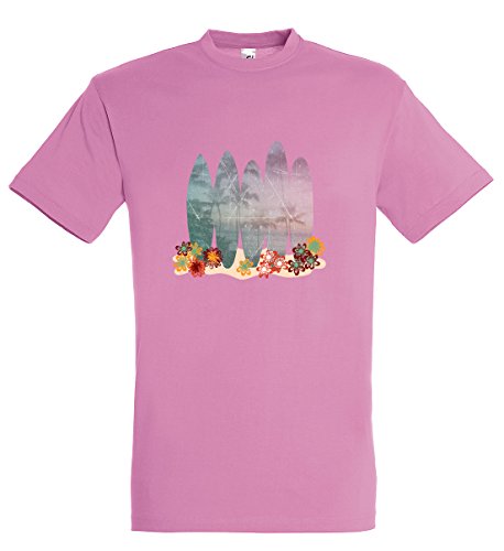 Supportershop Kinder-T-Shirt Rosa Surf Mädchen 110 Rose von Supportershop