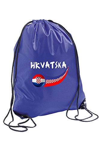 Supportershop Kroatien Tasche Unisex Kinder, Blau, fr: Einheitsgröße (Größe Hersteller: Größe One sizeque) von Supportershop