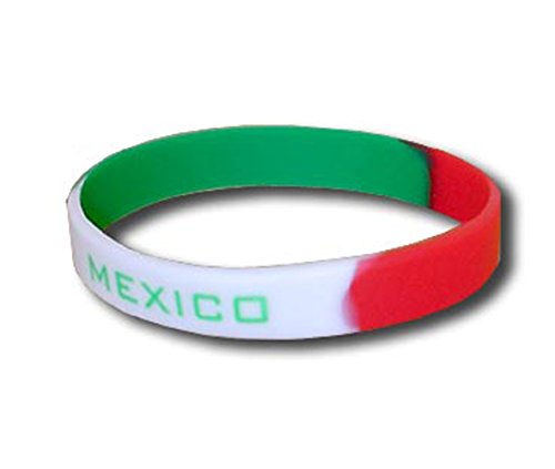 Supportershop Mexiko Armband Silikon Fußball, Grün, fr: Einheitsgröße (Größe Hersteller: Größe One sizeque) von Supportershop
