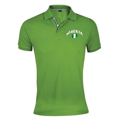 Supportershop Polo Nigeria vert Oberteil, grün, XL von Supportershop