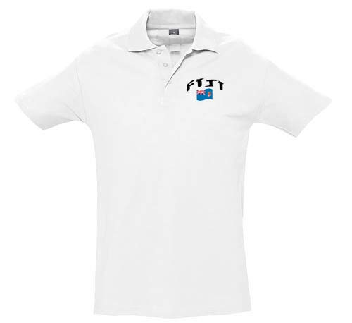 Supportershop Polo Blanc Poloshirt Fidji weiß, FR (Taille Fabricant : 3XL) von Supportershop