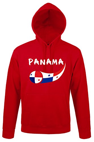 Supportershop Sweatshirt Kapuze Panama Herren, Rot, FR: 2 XL (Größe Hersteller: XXL) von Supportershop