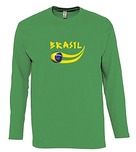 Supportershop T-Shirt L/S grün Brasilien Fußball M grün von Supportershop