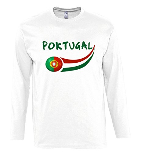 Supportershop T-Shirt L/S weiß Portugal Fußball L weiß von Supportershop