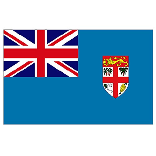 Supportershop Unisex Fidschi-Flagge, blau, 150 x 90 cm von Supportershop