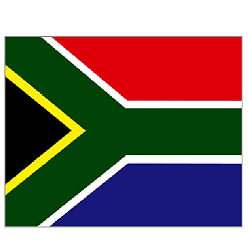 Supportershop Unisex Südafrika Flagge, Mehrfarbig, 150 x 90 cm von Supportershop