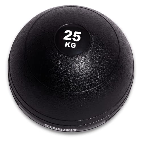 SUPRFIT - Medizinball 25kg - Speziell gummierter Slamball mit griffiger & Rutschfester PVC Oberfläche - Power Ball für Übungen im Schnellkraft- & Kraftausdauertraining ohne zurückprallen vom Boden von SF SUPRFIT