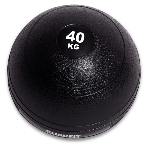 SUPRFIT - Medizinball 40kg - Speziell gummierter Slamball mit griffiger & Rutschfester PVC Oberfläche - Power Ball für Übungen im Schnellkraft- & Kraftausdauertraining ohne zurückprallen vom Boden von SF SUPRFIT