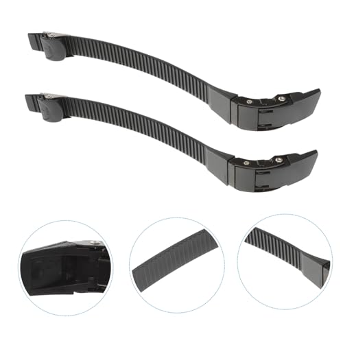 SUPVOX 3 Sätze Rollschuh Schnallen mit Schrauben Robuste Ersatz Gurte für Inline Skates und Rollschuhe Einfach zu Montieren Passend Leichter Transport Langlebiges Material Schwarz von Supvox