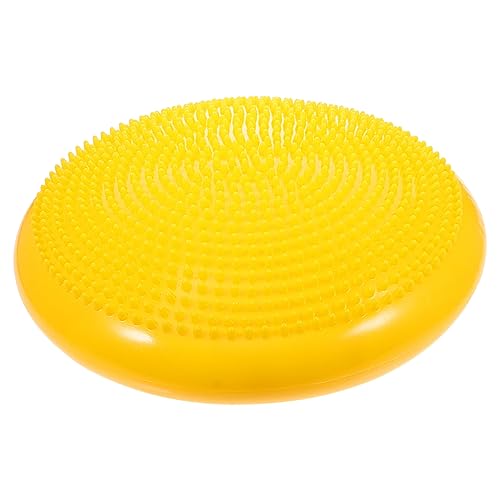 SUPVOX Aufblasbares Wackelkissen Balance Sitzkissen Extra Dicke Balance Disc für Core Stärkung und Rückenschmerzlinderung mit Zufälliger Farbiger Luftpumpe Ergonomisches Zufällige Farbe von Supvox