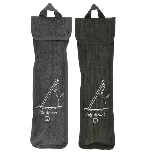 Supvox 2 Stück Camping Zelthering Aufbewahrungstasche Robuste Zeltheringtasche mit Großem Fassungsvermögen für Zeltnägel Leichte Outdoor Heringstaschen und Grün Praktische Camping von Supvox