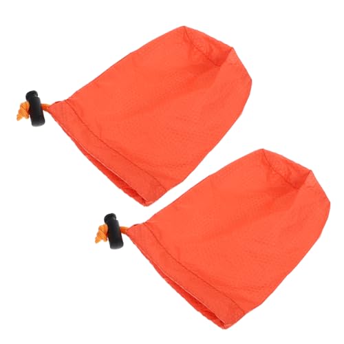 Supvox 2 Stück Outdoor Schlafsack Aufbewahrungstasche mit Aluminiumbeschichtung Mini Kompressionsbeutel mit Kordelzug Robust und Platzsparend für Camping und Zufällige Zufällige Farbe von Supvox