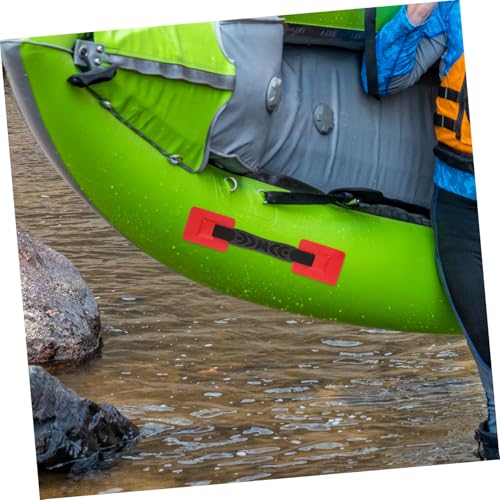 Supvox 2 Stück Paddleboard Tragegriff Kajak Seitengriffe Kanu Seitenmontagegriff Kanu Griff Ersatz Kajak Kunststoff Surfbrett Ersatzgriff Rot von Supvox