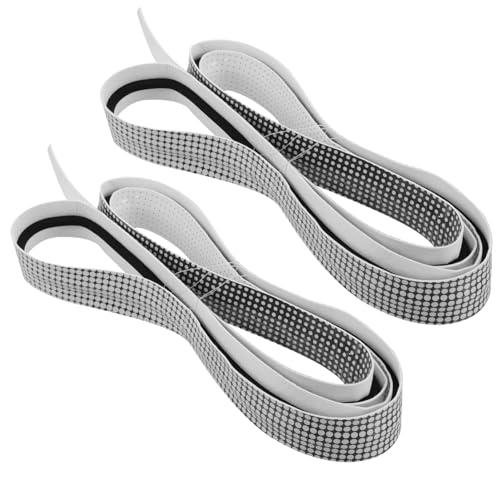 Supvox 2 Stück Schweißabsorbierende Tennis-Griffbänder Tennisschläger-Schweißbänder Sportschlägerbänder Zubehör von Supvox
