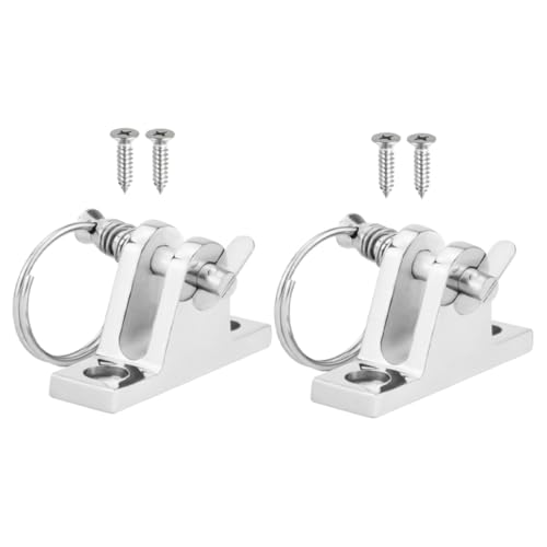 Supvox 2 Stück Teiliges Bimini Deck Scharnierset mit Abnehmbarem Pin und Schrauben Korrosionsbeständige Boots Top Halterung für Vielseitige Marineanwendungen Langlebiges Bootszubehör Supvox 2 Stück Teiliges Bimini Deck Scharnierset mit Abnehmbarem Pin und Schrauben Korrosionsbeständige Boots Top Halterung für Vielseitige Marineanwendungen Langlebiges Bootszubehör von Supvox