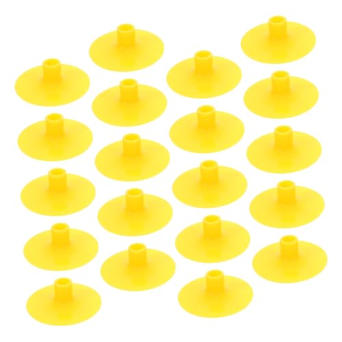 Supvox 20 Stück Teiliges Saugnapfpfeile mit Sicheren Weichen Gummispitzen für Leichte Langlebige Pfeilköpfe für Indoor und Outdoor Spielspaß Geeignet für Familienaktivitäten und Sicheres von Supvox