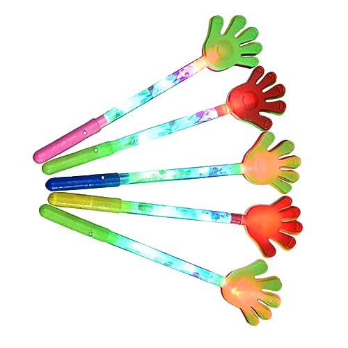 Supvox 5st Handflächenklatschen Große Geschenktüten Bulk-Mini-Spielzeug Leuchten Im Dunkeln Zauberstäbe Konzertstütze Handklatscher Kinder Handklapper Partyzubehör Led von Supvox
