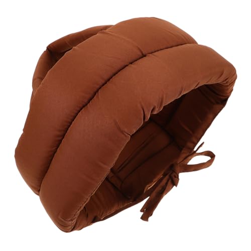 Supvox Antikollisions Kopfschutz Kopfbedeckung Sicherheitskopfbedeckung Erwachsene Anti Fall Helm Leichte Schutzkappen Senior Shock Helm Anti Fall Schutzhut Schwamm Kaffee von Supvox
