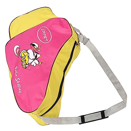 Supvox Tragetasche für Schlittschuhe Kinder-Skates groß Rollschuhe Rucksack Rollenzubehör Schuhbeutel für Schlittschuhe Sport Schlittschuhtasche Kinderkleidung einstellen Damen Scrollrad von Supvox