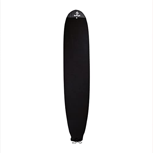 SURF LOGIC Surflogic Stretch Funboard Cover 8'0 Black Zubehör, Erwachsene, Unisex, Schwarz (Schwarz), Einheitsgröße von Surf Logic