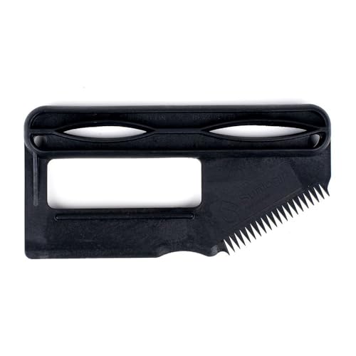 Surf Logic Unisex-Erwachsene Wax&fin-Tool, Zubehör, Black (schwarz), Einheitsgröße von Surf Logic