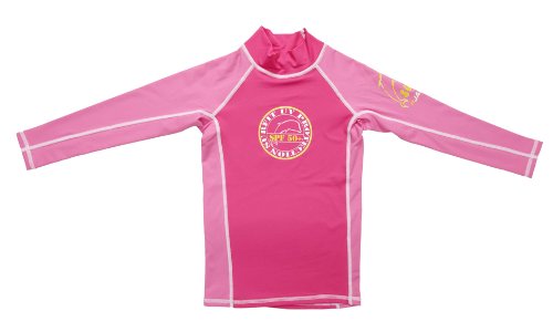 Surfit Mädchen Uni Long Sleeve Top, Mädchen, Pink(Pink Ice), JNR von Surfit