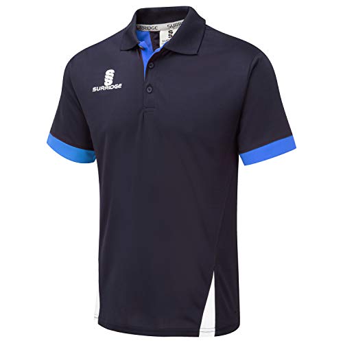 Surridge Sports Damen Blade Poloshirt, Marineblau/Königsblau/Weiß, 44 von Surridge Sports