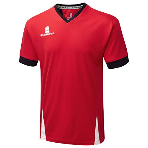 Surridge Sports Herren Blade Training Hemd, Red/Navy/White, L von Surridge Sports
