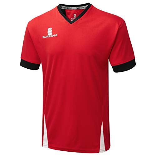 Surridge Sports Herren Blade Training Hemd, Rot/Schwarz/Weiß, Größe S von Surridge Sports