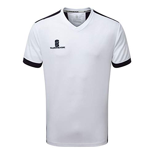 Surridge Sports Herren Blade Training Hemd, Weiß/Navy, Size 2X-Large von Surridge Sports