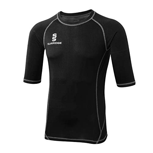 Surridge Sports Herren Premier Long Sleeve Sug, Schwarz, M von Surridge Sports