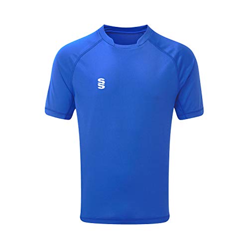 Surridge Sports Herren Stehkragen-Spiel-Shirt, Königsblau, Größe S von Surridge Sports