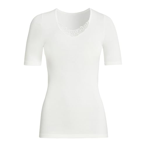 Susa Damen Angora Spenzer S8010820 Thermounterwäsche - Oberteil, Weiß (Wollweiß 122), M EU von Susa