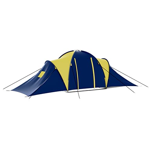 Susany Campingzelt für bis zu 9 Personen Familienzelt mit 3 Lüftungsfenster Atmungsaktiv Camping Reisen Zelt 7,5 kg 590 x 400 x 185 cm von Susany