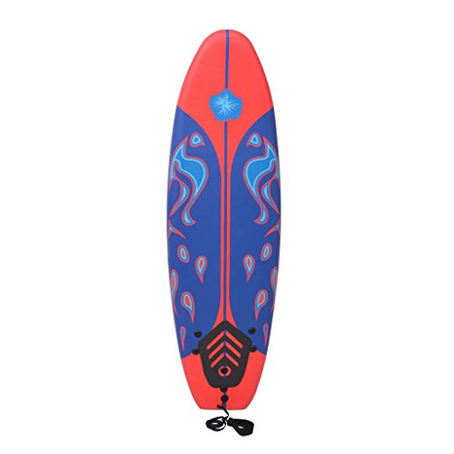 Susany Surfboard Surfbretts 170 x 46,8 x 8 cm aus weichem XPE Mit Traktionspad,Maximale Belastbarkeit:90 kg,Blatt Surfboard Board Shortboard Wellenreiter Anfängerbrett für Erwachsene Kinder von Susany